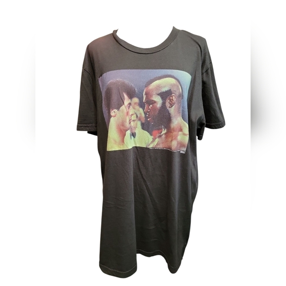 Local Celebrity Graphic Black T-Shirt Rocky XL Mens - Picture 1 of 11